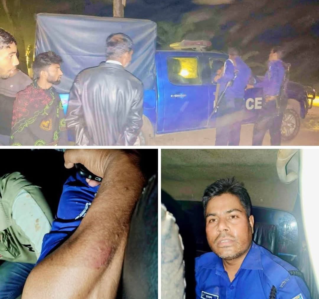 পুলিশের ওপর হামলা,হ্যান্ডকাফসহ আসামি ছিনতাই