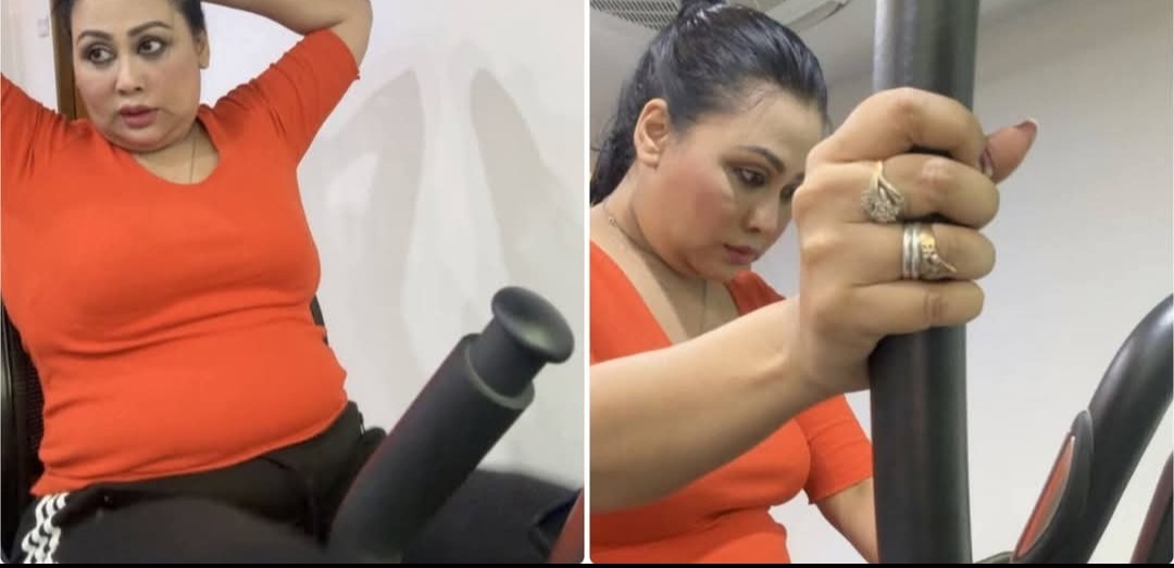 নিজের ফিটনেস ধরে রাখতে অক্লান্ত পরিশ্রম করতেছেন লায়লা 