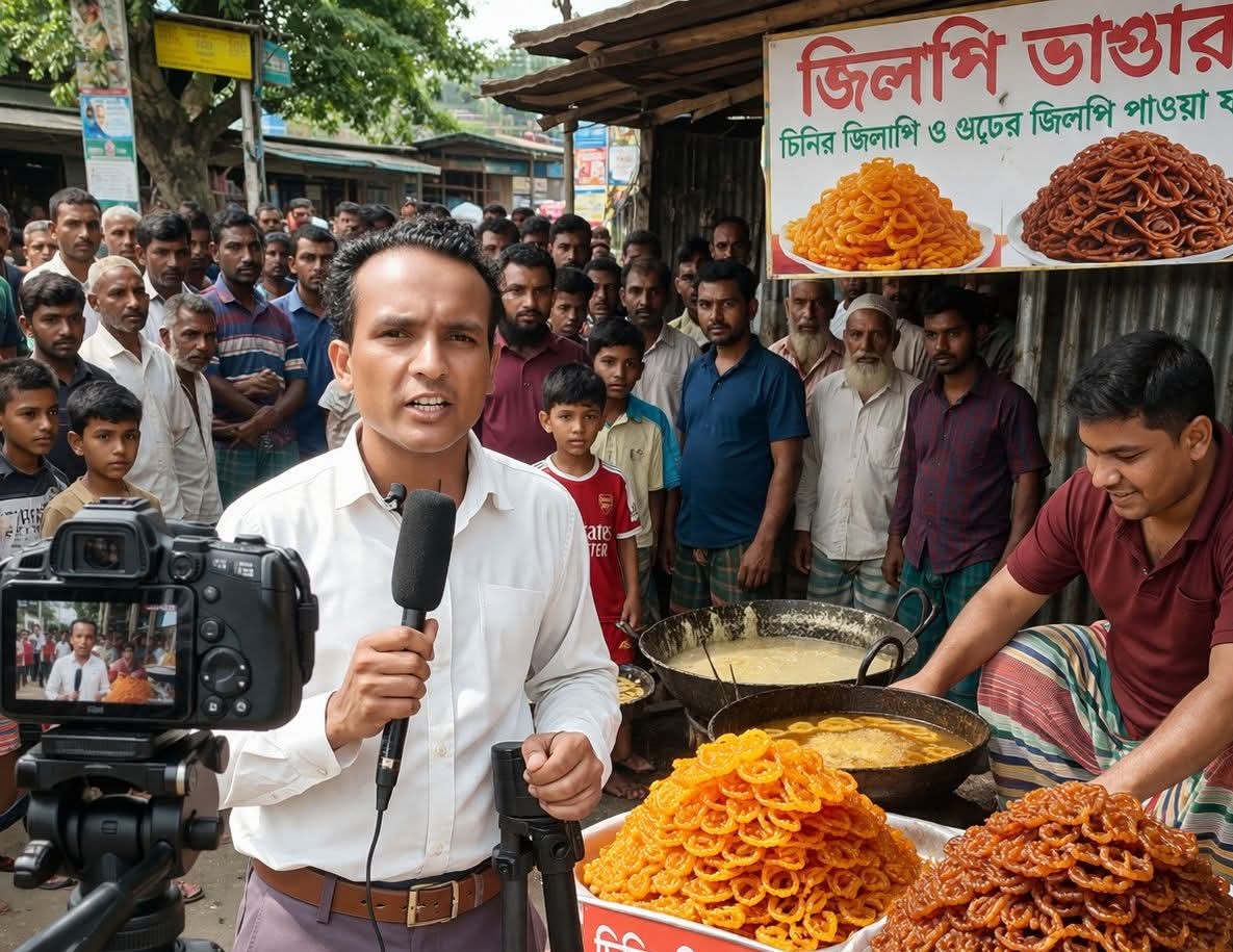 তাজু ভাইকে, অন্যরকম এক অবস্থায়, সকল মিডিয়া তার ইন্টারভিউ নিতেছে?